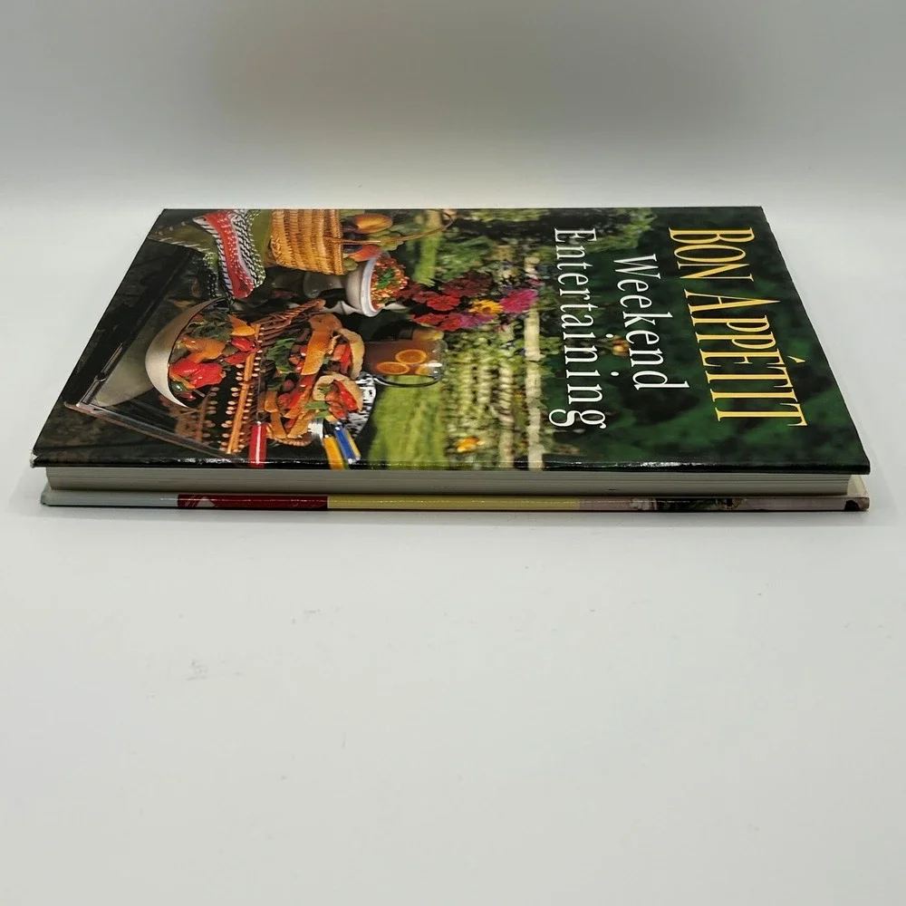 Bon Appetit Weekend Entertaining Cookbook Recipes Party Hardcover Illustrated 98